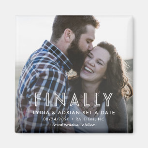 Imã Finalmente Salvar o ímã de casamento de data