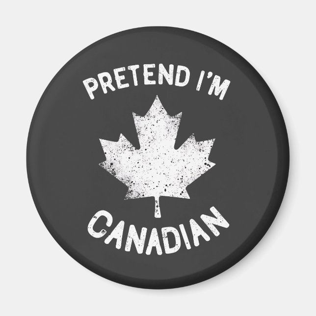 Imã Fingir que sou canadense no dia do Canadá (Frente)
