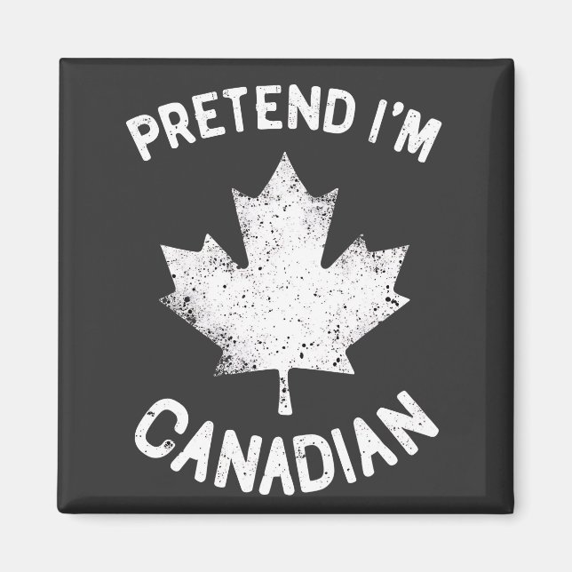 Imã Fingir que sou canadense no dia do Canadá (Frente)