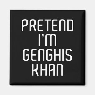 Imã Fingir que sou Genghis Khan Preguiçoso Família Fur