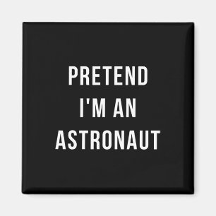 Imã Fingir que sou um Astronauta Halloween - Preguiços