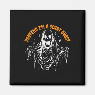 Imã Fingir que sou um fantasma assustador de Halloween