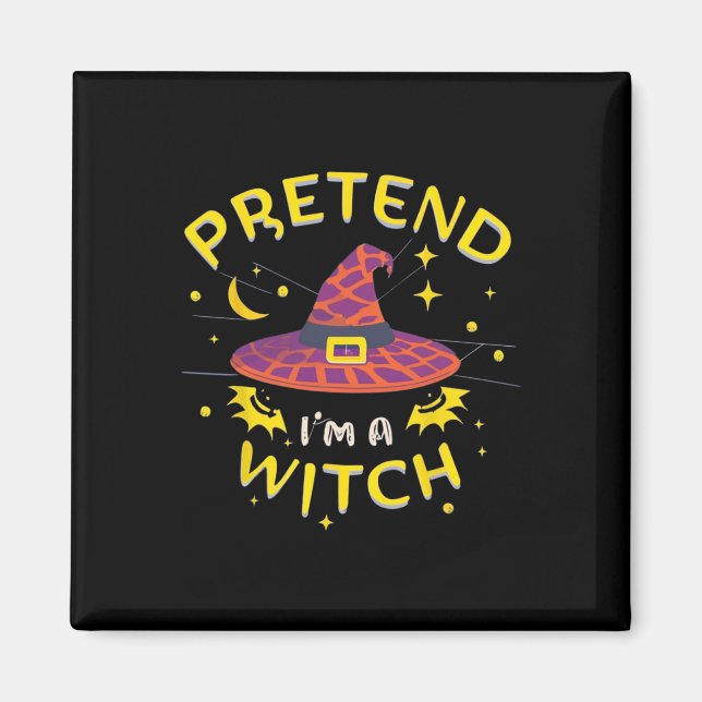 Imã Fingir que sou um fantasma de bruxaria no Hallowee (Frente)