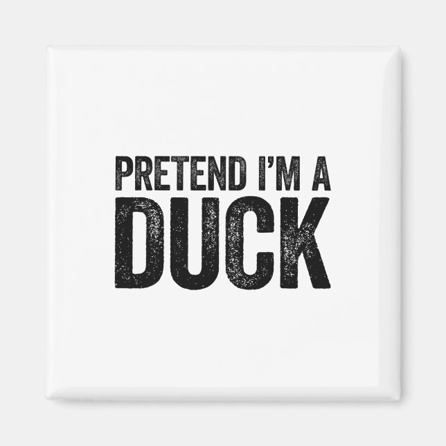 Imã Fingir que sou um pato que combina com crianças. (Frente)