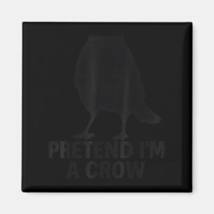 Imã Fingir que Sou Um Traje Engraçado de Corvo para o