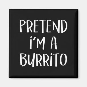 Imã Fingir Uma Festa de Fantasia de Burrito Mexicana E