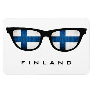 Ímã Finland Shades custom text & color magnet