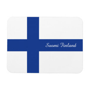 Ímã finlandês do costume da bandeira
