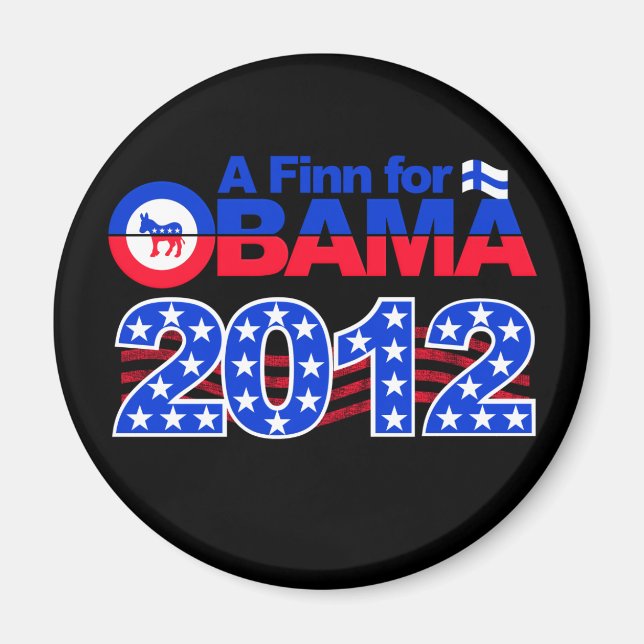 IMÃ FINN PARA OBAMA 2012 (Frente)