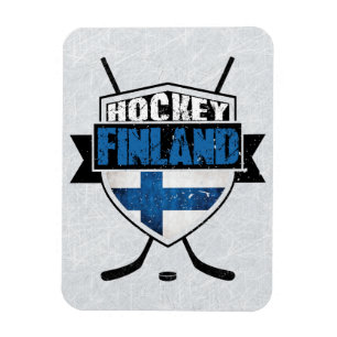 Ímã Finnish Hockey Shield Suomi Magnet