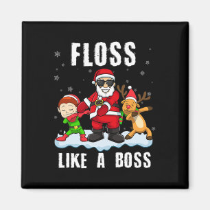 Imã Fio De Natal Engraçado Como Um Papai noel Do Chefe