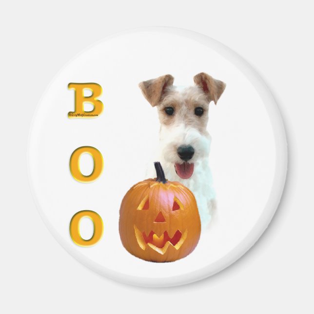 Imã Fio Fox Terrier Boo (Frente)