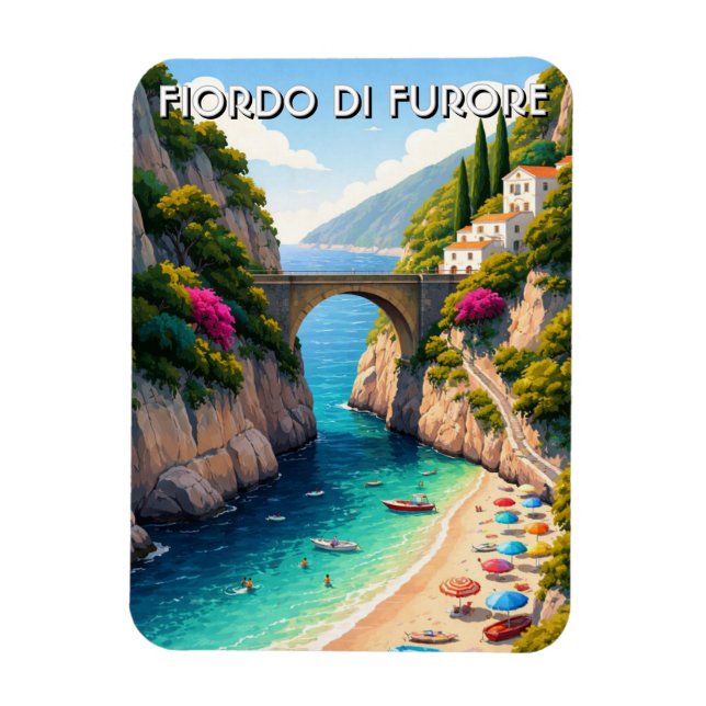 Ímã Fiordo di Furore Itália (Vertical)