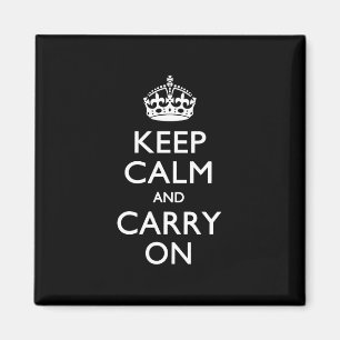 Imã Fique Calmo E Continue Preto