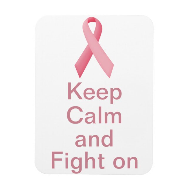 Ímã Fique calmo e lute! (Vertical)