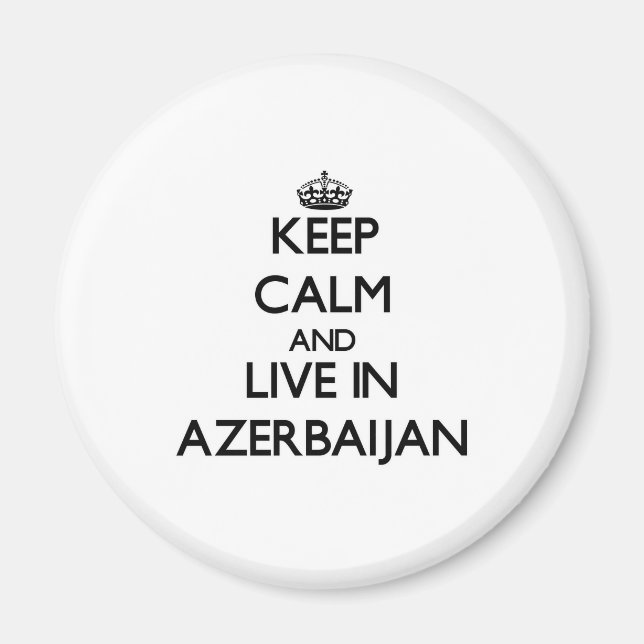 Imã Fique calmo e viva no Azerbaijão (Frente)