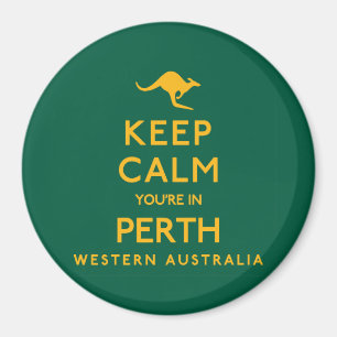 Imã Fique calmo, você está em Perth!