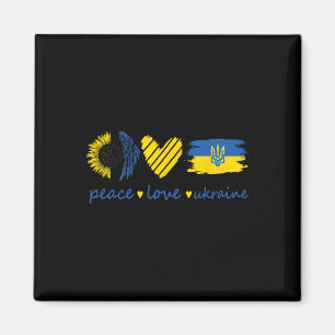 Imã Fique Com Paz Ucraniana Amor Ucrânia Girassol