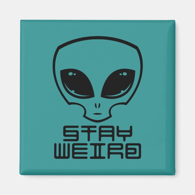 Imã Fique estranho Alienígena (Frente)