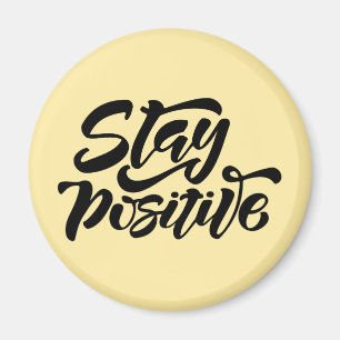Imã Fique Positivo Amarelo