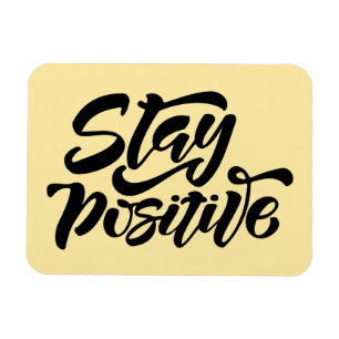 Ímã Fique Positivo Amarelo