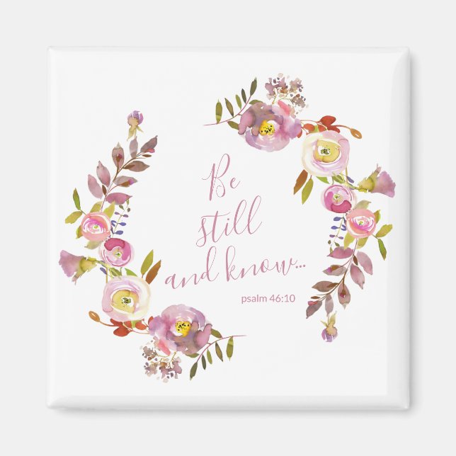 Imã Fique quieto E Saiba (Frente)