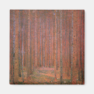 Imã Fir Tree Forest (por Gustav Klimt)