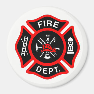Imã Fire Department maltês Cross Magnet