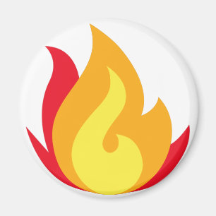Imã Fire Emoji Magnet