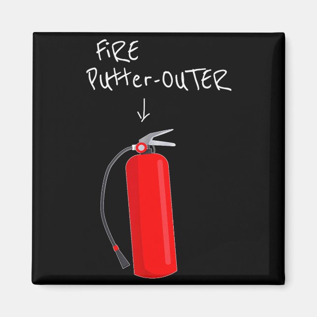 Imã Fire Putter Outer Fire Extinguisher Fire Fighter F (Frente)