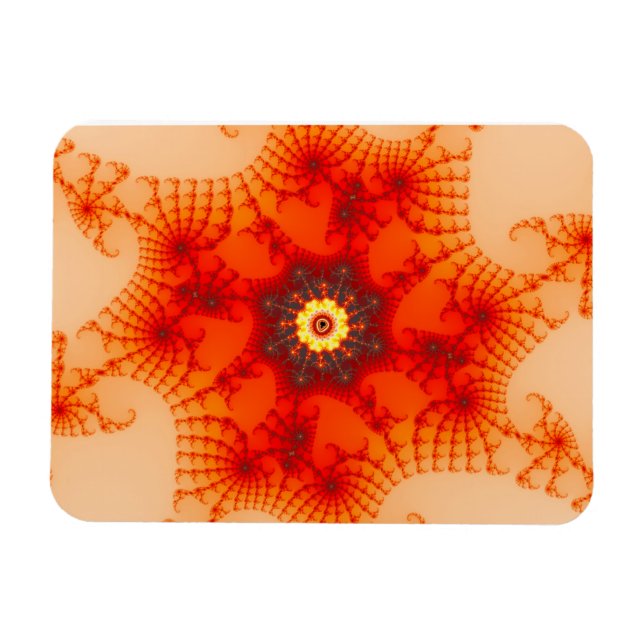Ímã Fire Web - Arte Fractal (Horizontal)