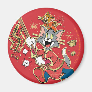 Imã Firecrackers de Iluminação de Tom e Jerry