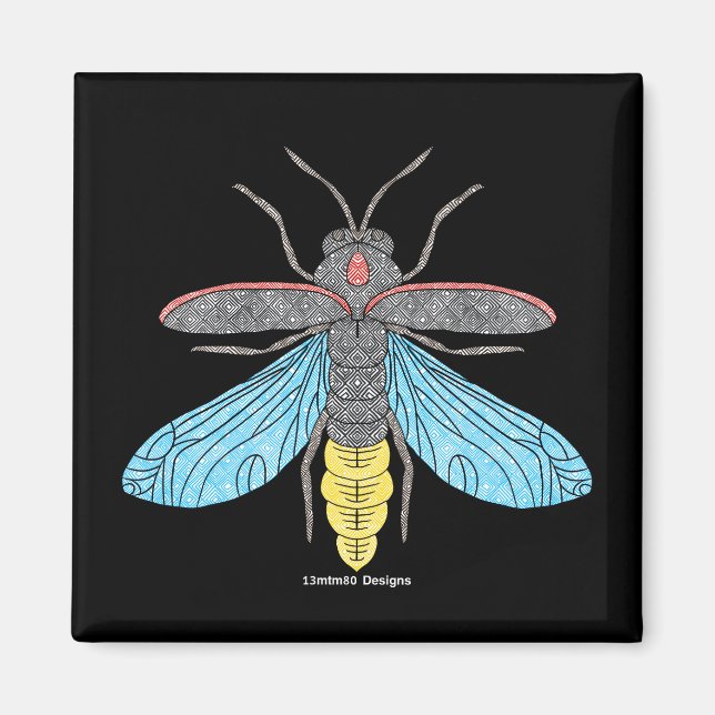 Imã Firefly (preto) - Magnet (Frente)