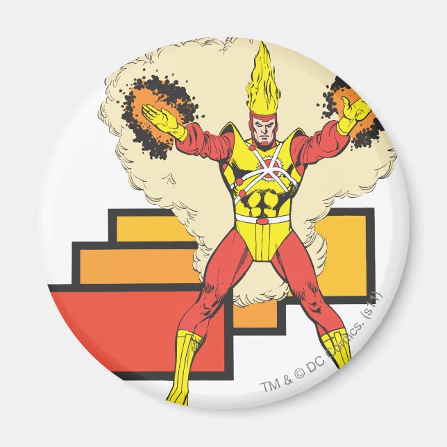 Imã Firestorm Em Seu Elemento (Frente)