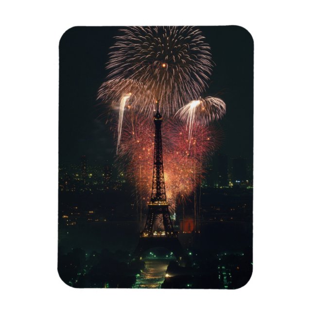 Ímã Fireworks, Torre Eiffel, Paris, França (Vertical)