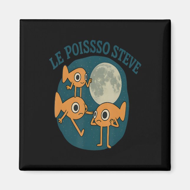 Imã Fish Le Poisson Steve Funny Fish (Frente)