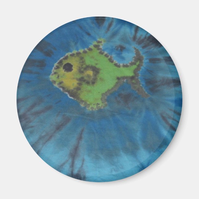 Imã Fish Tie Dye Magnet (Frente)