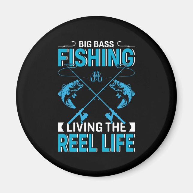 Imã Fisher Oferece Grande Pesca Vivendo A Vida (Frente)