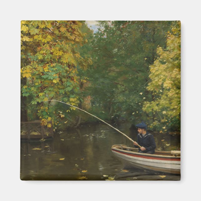 Imã Fisheries Boy (por Hans Andersen Brendekilde) (Frente)