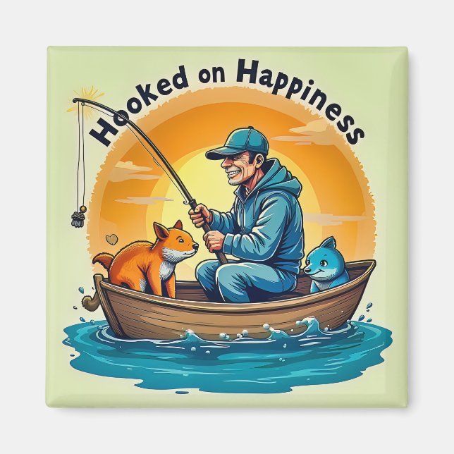 Imã  Fishing Adventures (Frente)