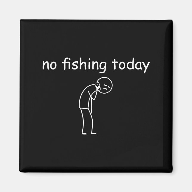 Imã Fishing Shirts For Men - Fishing - No Fishing Toda (Frente)