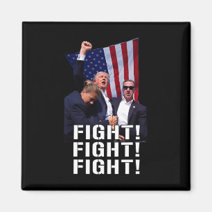 Imã Fist Pumight Reze Por Trump America