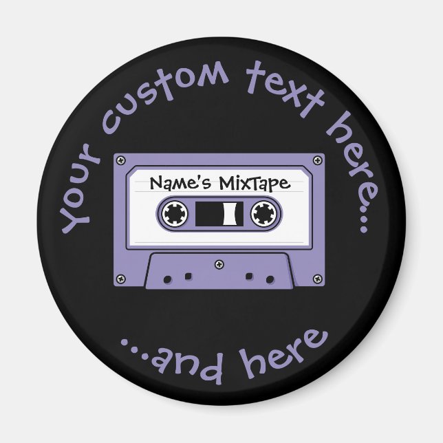 Imã Fita Cassete de Áudio (Frente)