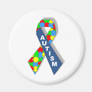 Imã Fita colorida da consciência do autismo