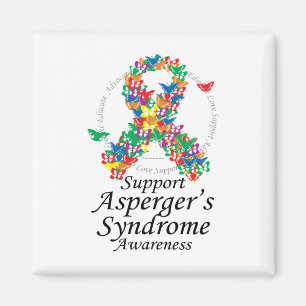 Imã Fita da síndrome de Asperger das borboletas