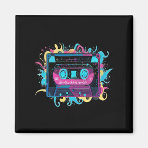 Imã Fita de cassete de Neon Retroativa com abertura vi