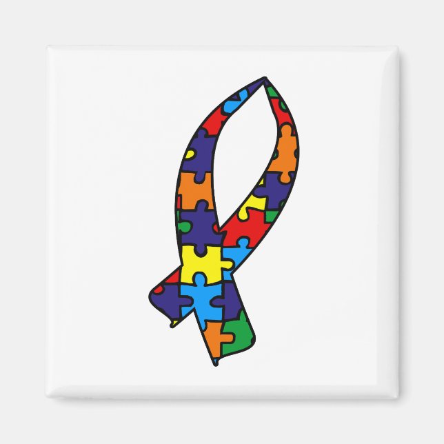 Imã Fita de Sensibilização Autismo (Frente)