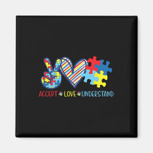 Imã Fita do Amor pela Paz Conscientização do Autismo A