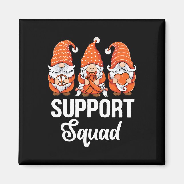 Imã Fita laranja Gnomos apoiam sobreviventes da Leucem (Frente)