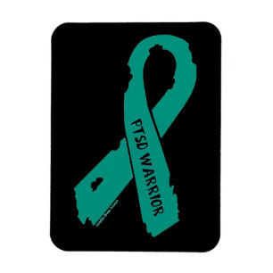 Ímã Fita rasgada GUERREIRO de PTSD